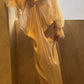 Cream Chiffon and Lace Kaftan