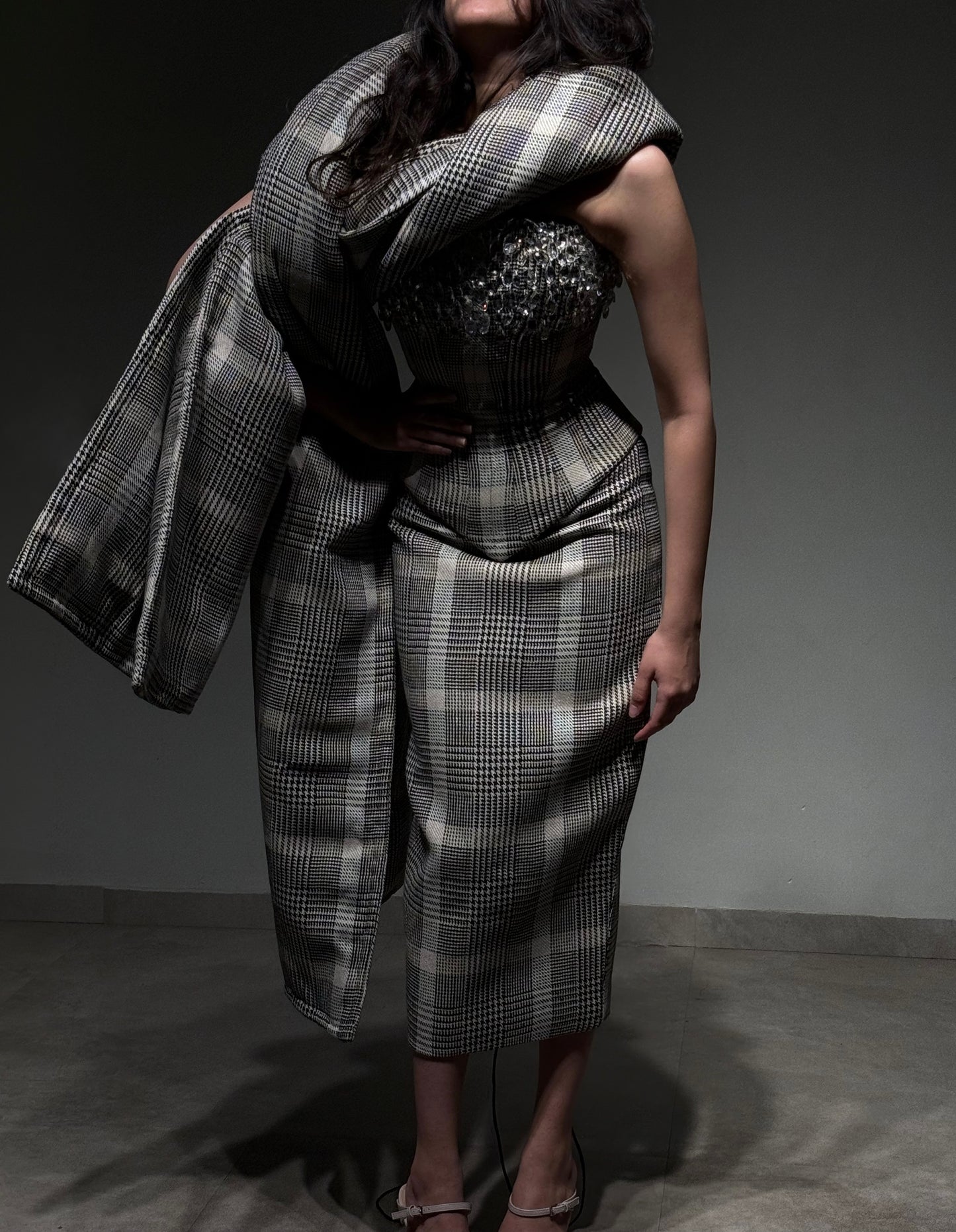 32h Crystal Glen Plaid Corset