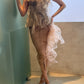 56h Embroidered Champagne Corset