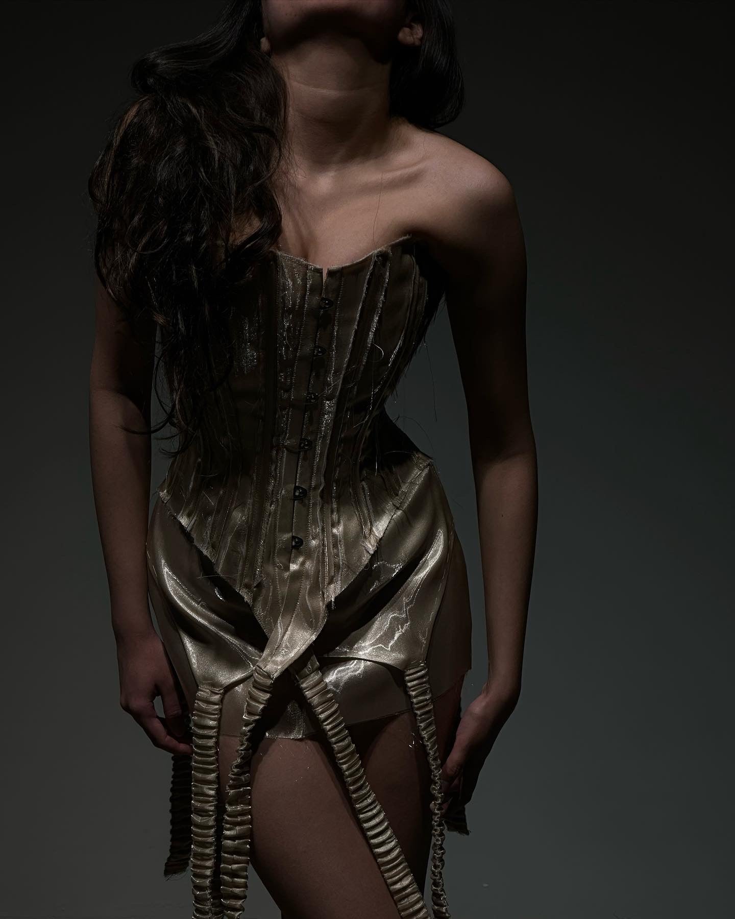 Gold Liquid Corset