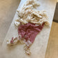 Pink Georgette and Cream Lace Slip Top