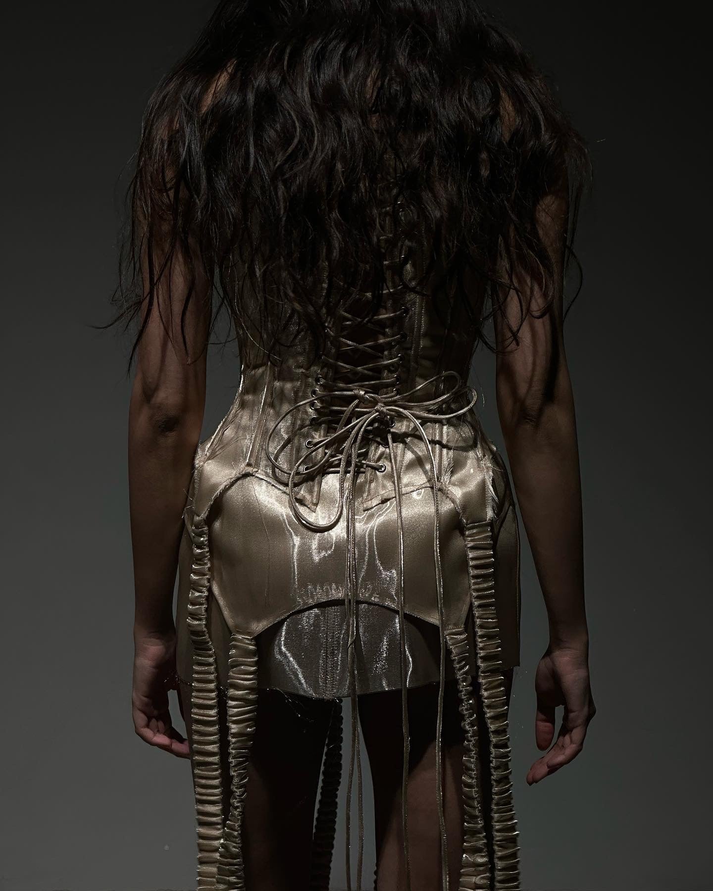 Gold Liquid Corset