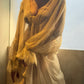Cream Chiffon and Lace Kaftan