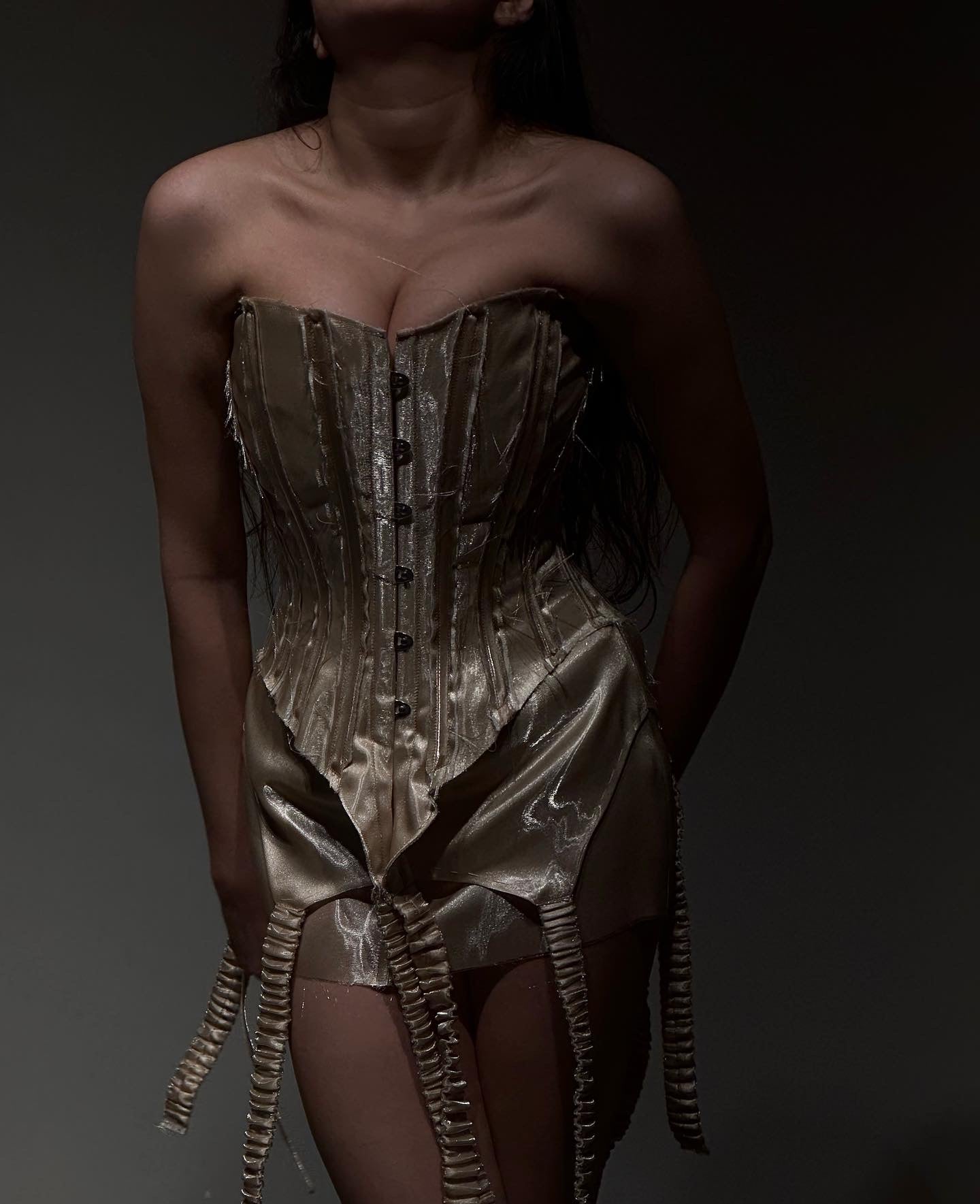 Gold Liquid Corset