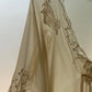 Cream Chiffon and Lace Kaftan