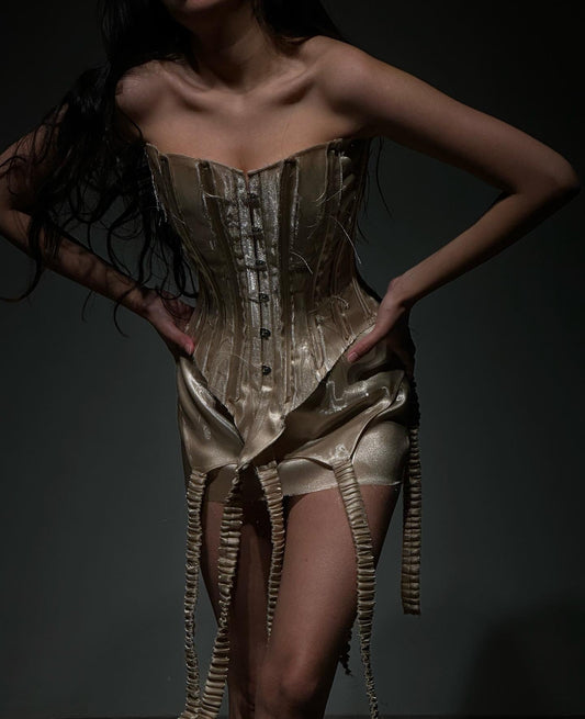 Gold Liquid Corset