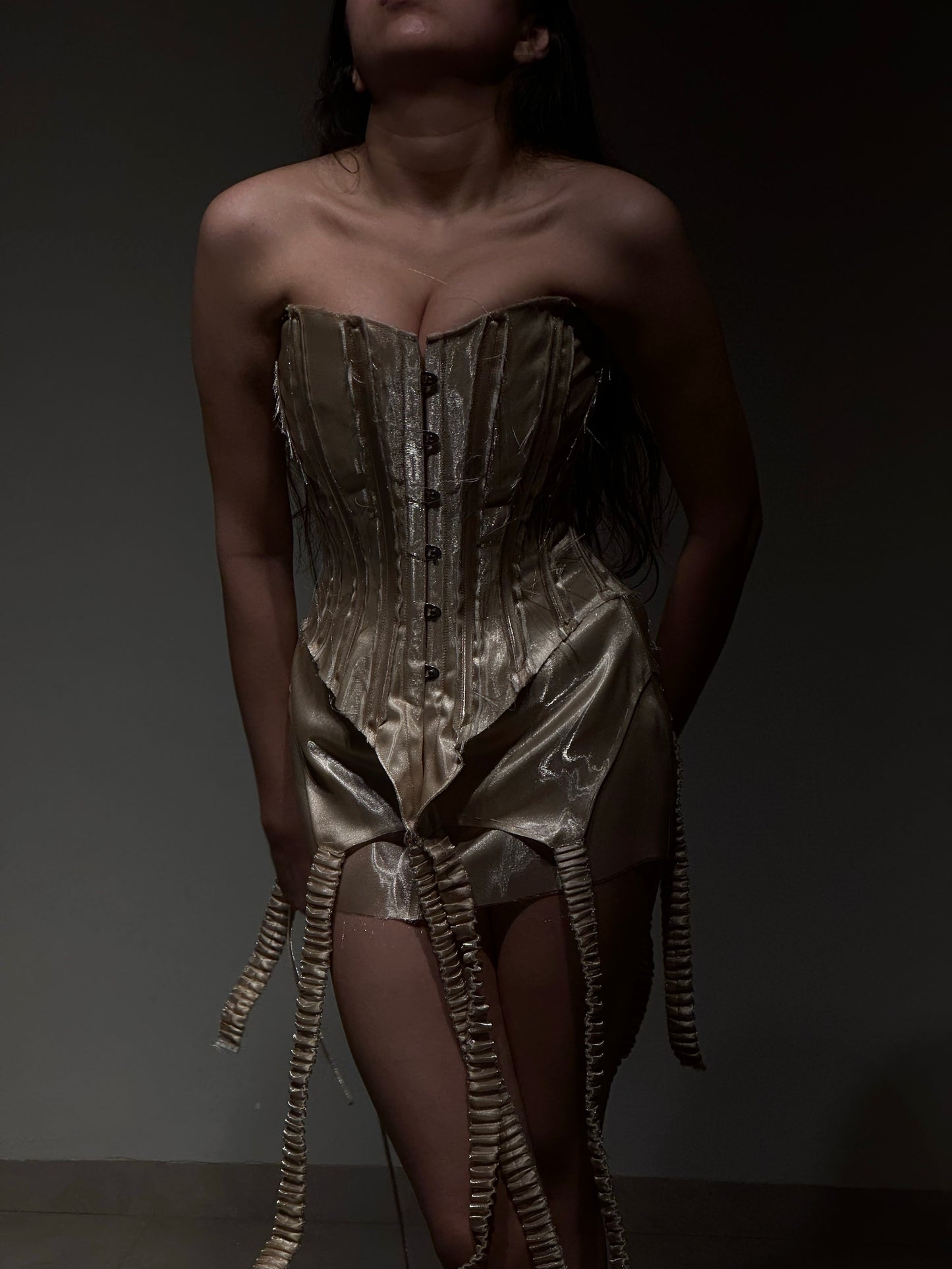 Gold Liquid Corset