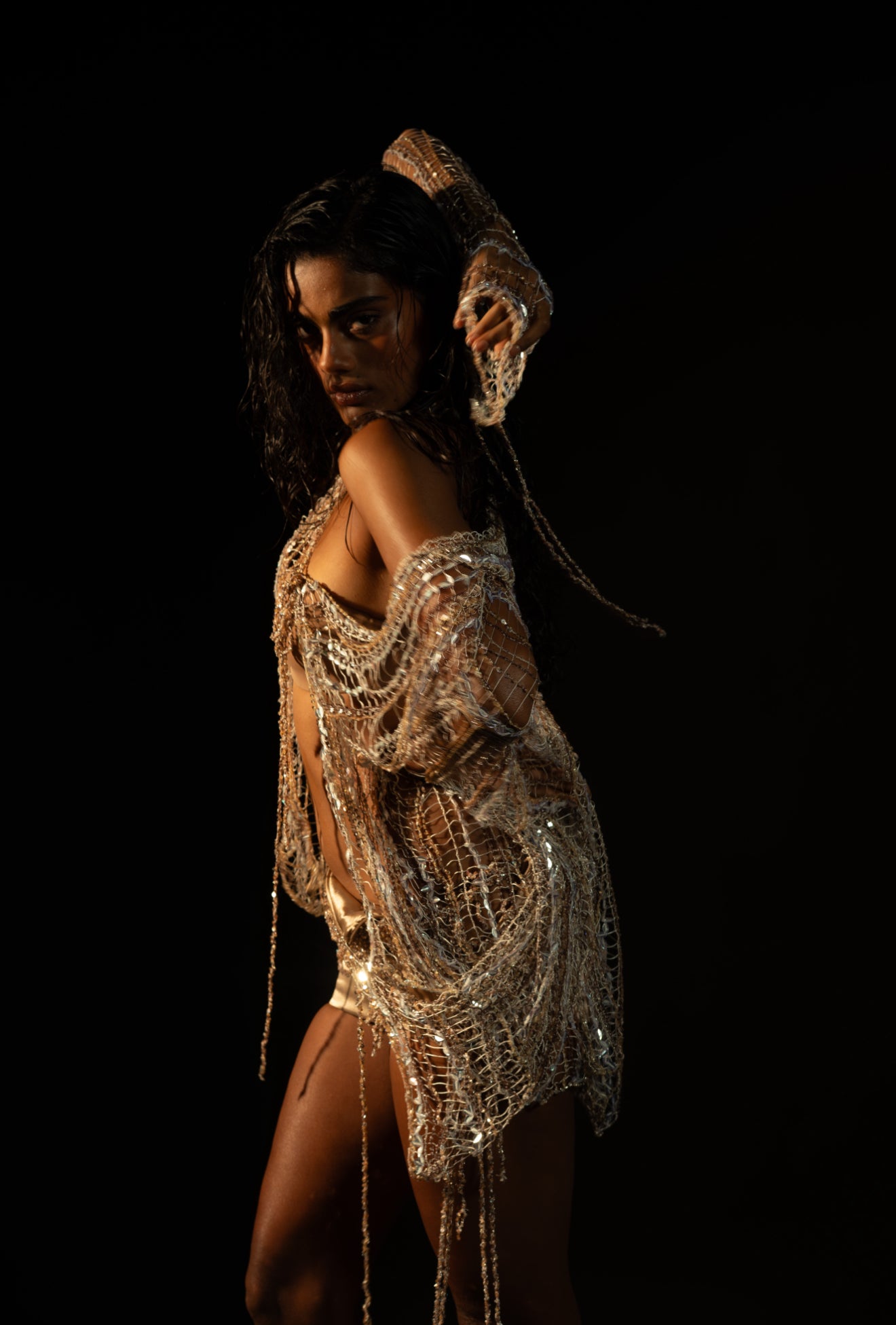 168h Embroidered String Shirt
