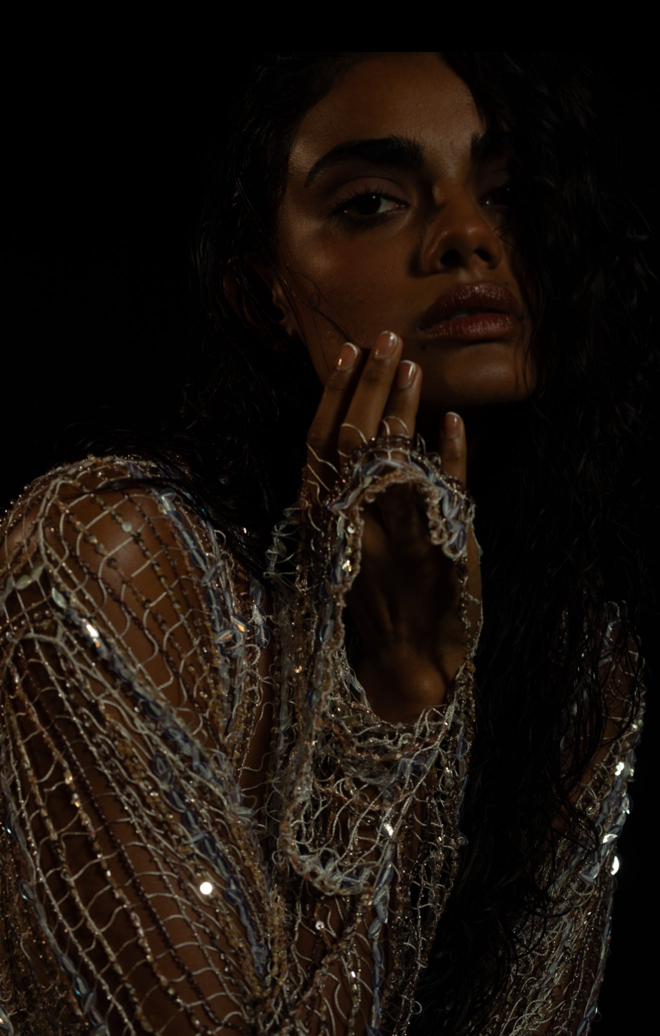 168h Embroidered String Shirt