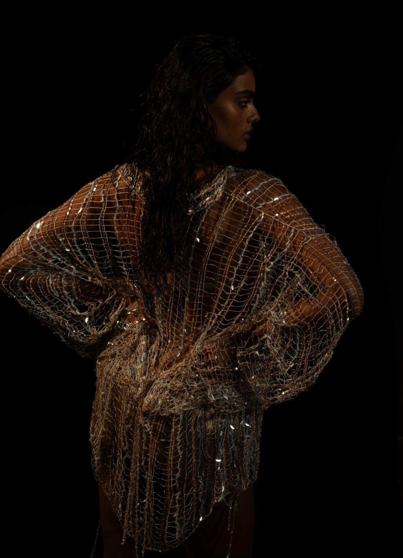 168h Embroidered String Shirt