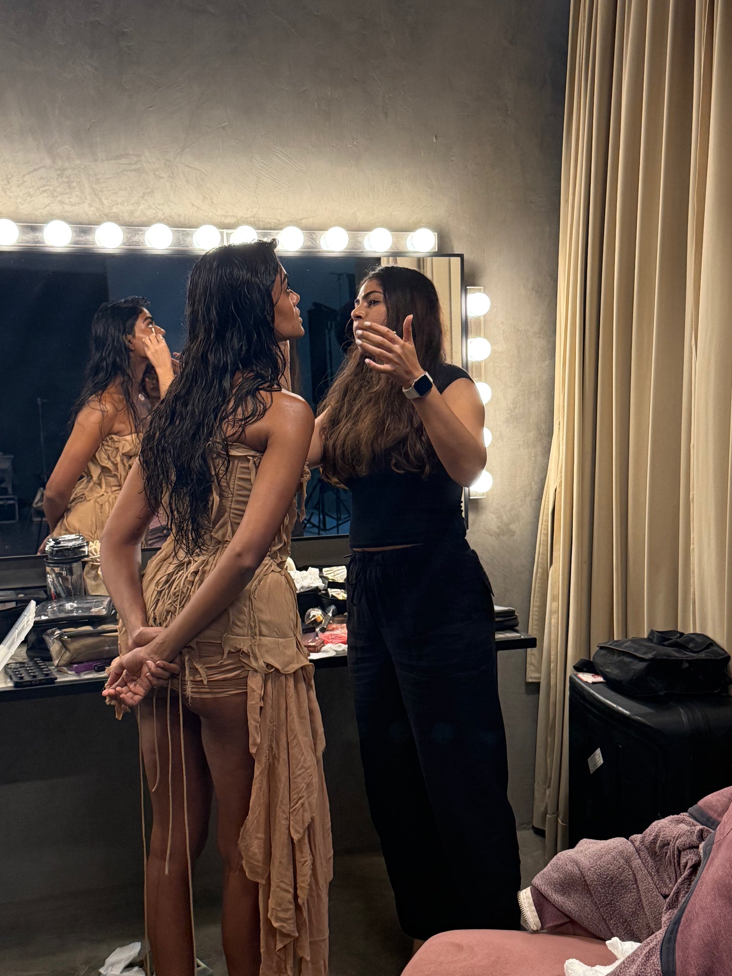 Nude Georgette Raw Corset