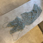 28h Blue Lace Embroidered Skirt