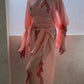 Chiffon and Lace Wrap Top